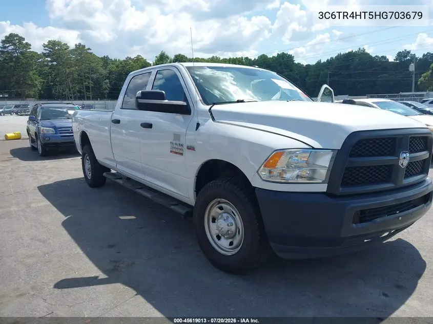2017 Ram 2500 Tradesman 4X2 8' Box VIN: 3C6TR4HT5HG703679 Lot: 45619013
