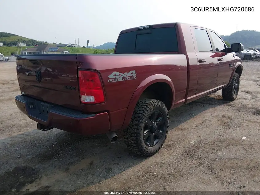2017 Ram 2500 Big Horn 4X4 6'4 Box VIN: 3C6UR5MLXHG720686 Lot: 45631767