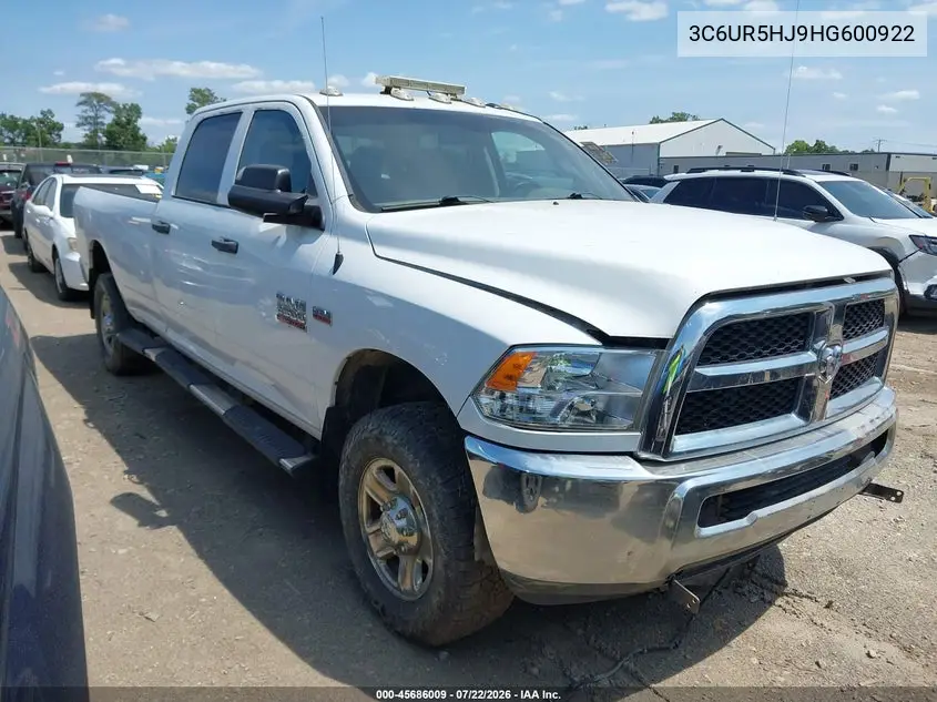 2017 Ram 2500 Tradesman 4X4 8' Box VIN: 3C6UR5HJ9HG600922 Lot: 45686009