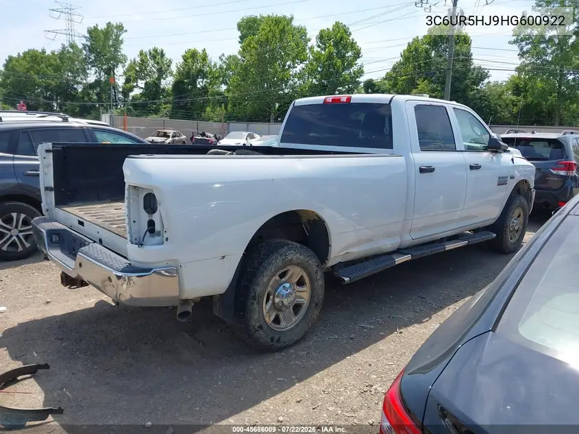 2017 Ram 2500 Tradesman 4X4 8' Box VIN: 3C6UR5HJ9HG600922 Lot: 45686009
