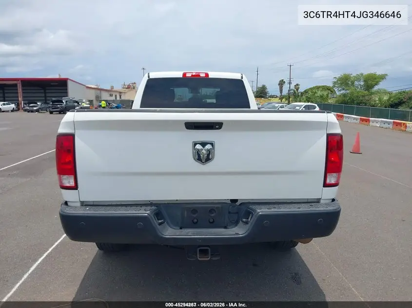 2018 Ram 2500 Tradesman 4X2 8' Box VIN: 3C6TR4HT4JG346646 Lot: 45294267