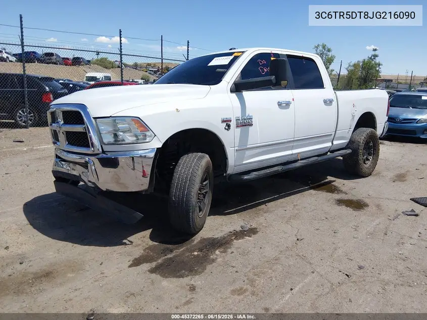 2018 Ram 2500 Slt 4X4 6'4 Box VIN: 3C6TR5DT8JG216090 Lot: 45372265
