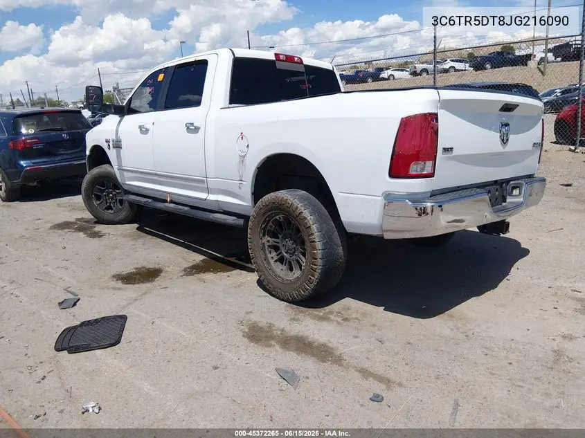 2018 Ram 2500 Slt 4X4 6'4 Box VIN: 3C6TR5DT8JG216090 Lot: 45372265