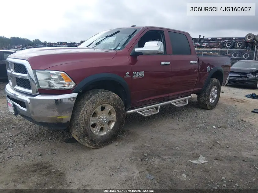 2018 Ram 2500 Tradesman 4X4 6'4 Box VIN: 3C6UR5CL4JG160607 Lot: 45607667