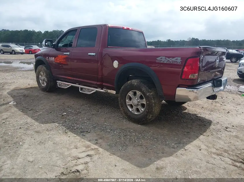 2018 Ram 2500 Tradesman 4X4 6'4 Box VIN: 3C6UR5CL4JG160607 Lot: 45607667