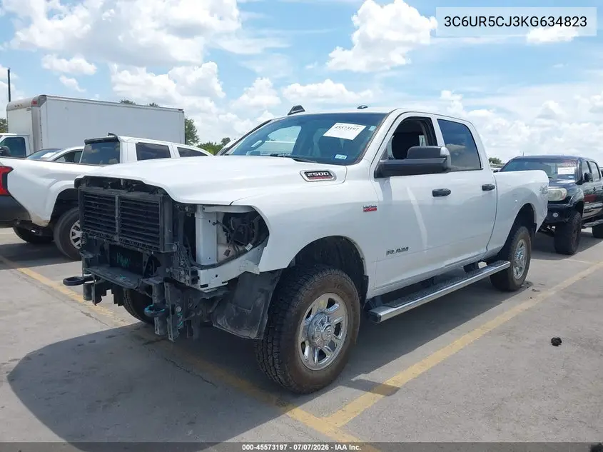 2019 Ram 2500 Tradesman 4X4 6'4 Box VIN: 3C6UR5CJ3KG634823 Lot: 45573197
