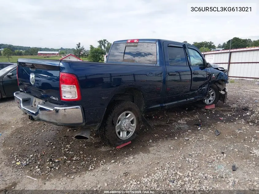 2019 Ram 2500 Tradesman 4X4 6'4 Box VIN: 3C6UR5CL3KG613021 Lot: 45591873