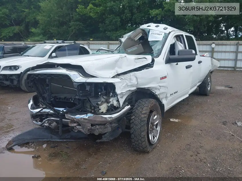 2019 Ram 2500 Tradesman 4X4 8' Box VIN: 3C6UR5HJ2KG721329 Lot: 45615069