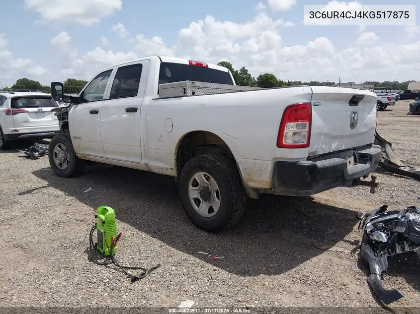 2019 Ram 2500 Tradesman 4X2 6'4 Box VIN: 3C6UR4CJ4KG517875 Lot: 45623911