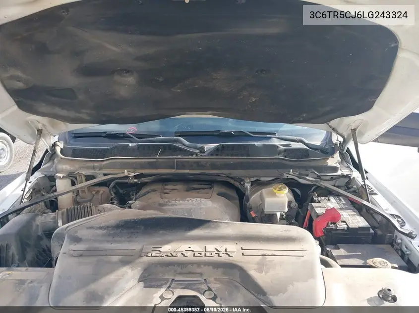 2020 Ram 2500 Tradesman 4X4 6'4 Box VIN: 3C6TR5CJ6LG243324 Lot: 45359337