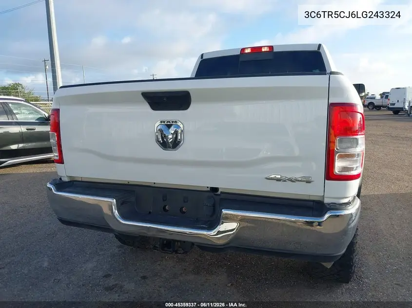 2020 Ram 2500 Tradesman 4X4 6'4 Box VIN: 3C6TR5CJ6LG243324 Lot: 45359337