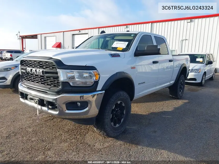 2020 Ram 2500 Tradesman 4X4 6'4 Box VIN: 3C6TR5CJ6LG243324 Lot: 45359337