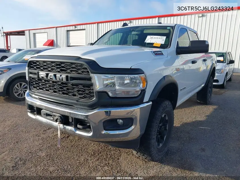 2020 Ram 2500 Tradesman 4X4 6'4 Box VIN: 3C6TR5CJ6LG243324 Lot: 45359337