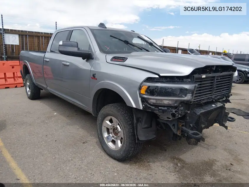 2020 Ram 2500 Laramie 4X4 8' Box VIN: 3C6UR5KL9LG174202 Lot: 45426623