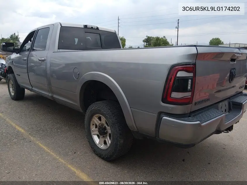 2020 Ram 2500 Laramie 4X4 8' Box VIN: 3C6UR5KL9LG174202 Lot: 45426623