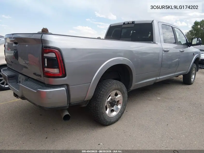 2020 Ram 2500 Laramie 4X4 8' Box VIN: 3C6UR5KL9LG174202 Lot: 45426623