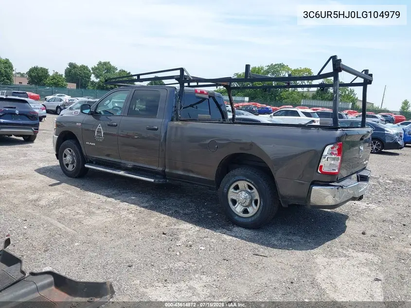 2020 Ram 2500 Tradesman 4X4 8' Box VIN: 3C6UR5HJ0LG104979 Lot: 45614872