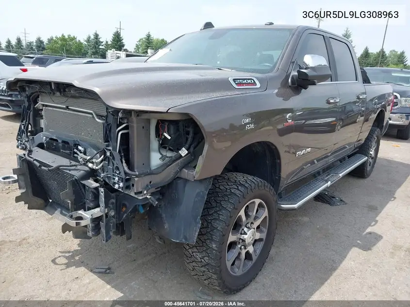 2020 Ram 2500 Big Horn 4X4 6'4 Box VIN: 3C6UR5DL9LG308963 Lot: 45641701