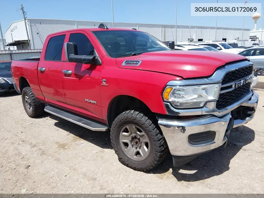 2020 Ram 2500 Tradesman 4X4 6'4 Box VIN: 3C6UR5CL3LG172069 Lot: 45662870