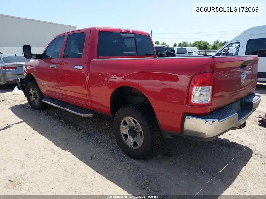 2020 Ram 2500 Tradesman 4X4 6'4 Box VIN: 3C6UR5CL3LG172069 Lot: 45662870