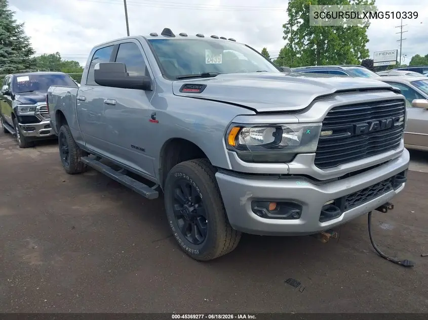 2021 Ram 2500 Big Horn 4X4 6'4 Box VIN: 3C6UR5DLXMG510339 Lot: 45369277
