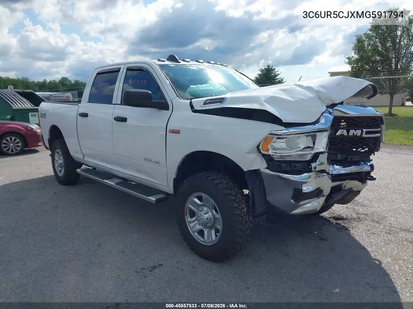 2021 Ram 2500 Tradesman 4X4 6'4 Box VIN: 3C6UR5CJXMG591794 Lot: 45557533