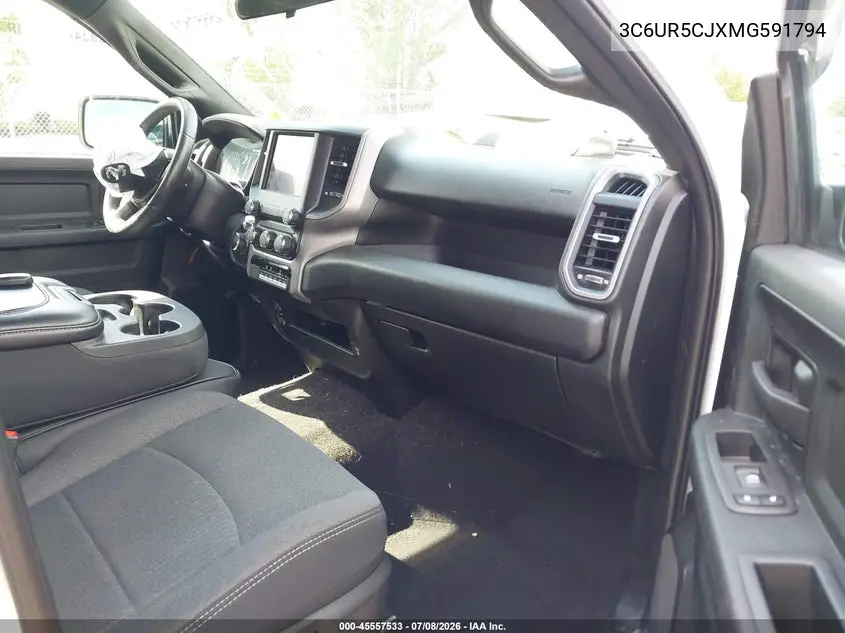 2021 Ram 2500 Tradesman 4X4 6'4 Box VIN: 3C6UR5CJXMG591794 Lot: 45557533