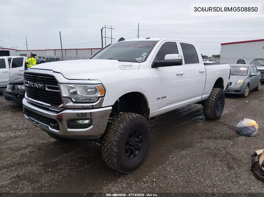 2021 Ram 2500 Big Horn 4X4 6'4 Box VIN: 3C6UR5DL8MG508850 Lot: 45600558