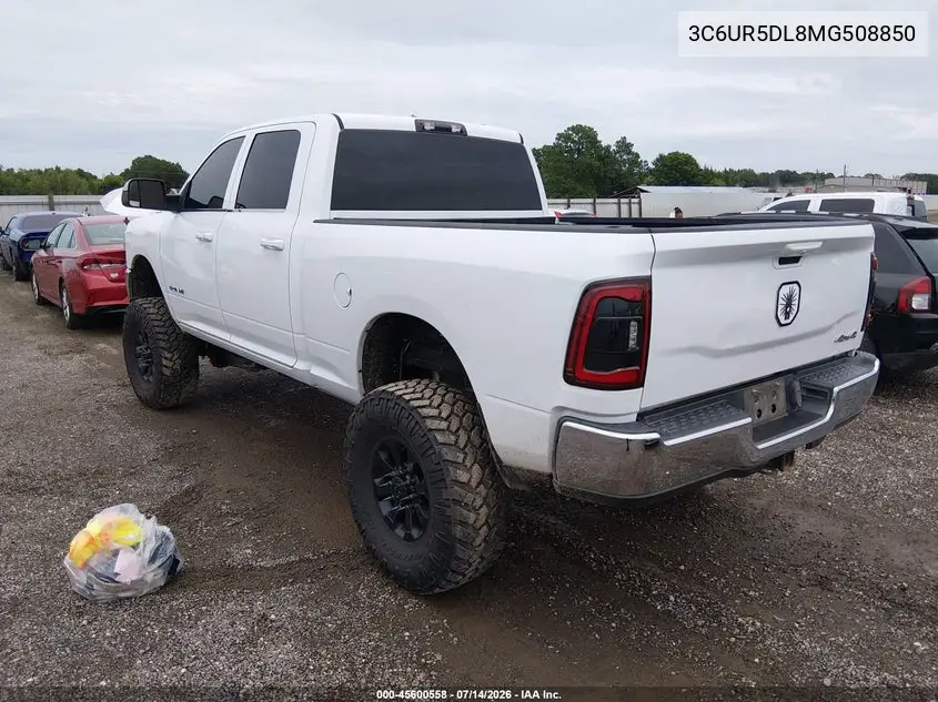 2021 Ram 2500 Big Horn 4X4 6'4 Box VIN: 3C6UR5DL8MG508850 Lot: 45600558
