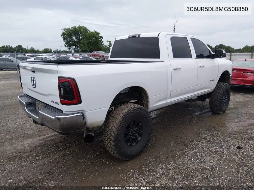 2021 Ram 2500 Big Horn 4X4 6'4 Box VIN: 3C6UR5DL8MG508850 Lot: 45600558