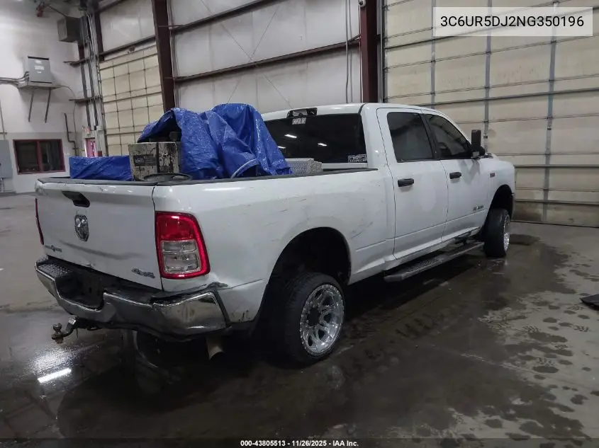 3C6UR5DJ2NG350196 2022 Ram 2500 Lone Star 4X4 6'4 Box