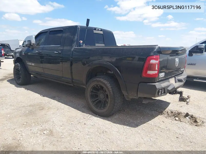 2022 Ram 2500 Limited Longhorn 4X4 6'4 Box VIN: 3C6UR5PL3NG117196 Lot: 45375113