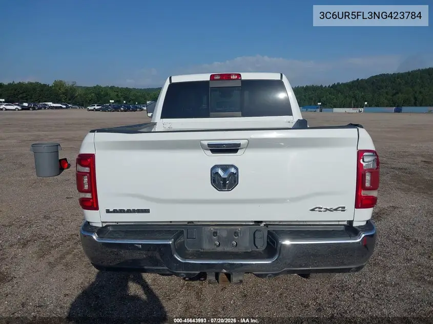 2022 Ram 2500 Laramie 4X4 6'4 Box VIN: 3C6UR5FL3NG423784 Lot: 45643993