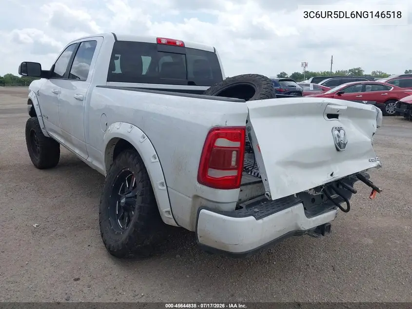 2022 Ram 2500 Big Horn 4X4 6'4 Box VIN: 3C6UR5DL6NG146518 Lot: 45644838