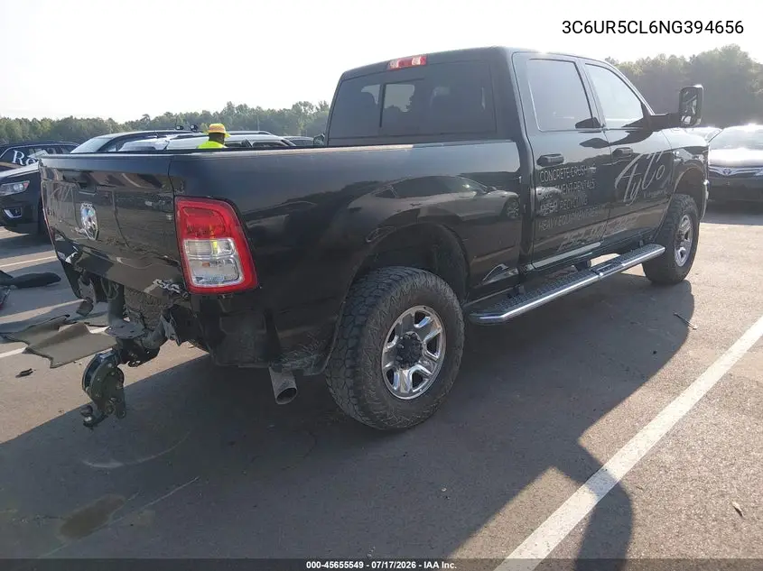 2022 Ram 2500 Tradesman 4X4 6'4 Box VIN: 3C6UR5CL6NG394656 Lot: 45655549