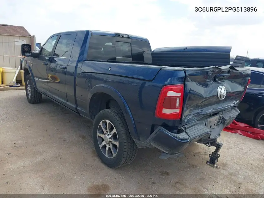 2023 Ram 2500 Limited Longhorn 4X4 6'4 Box VIN: 3C6UR5PL2PG513896 Lot: 45467825