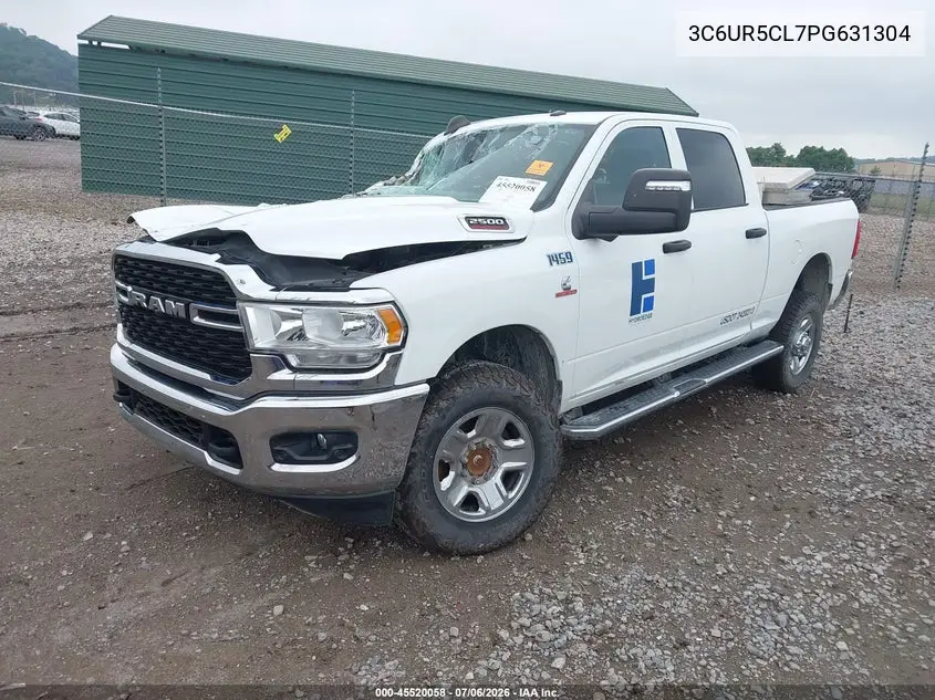 2023 Ram 2500 Tradesman 4X4 6'4 Box VIN: 3C6UR5CL7PG631304 Lot: 45520058