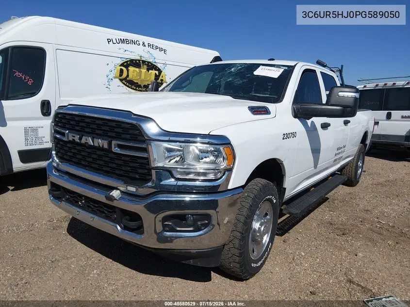 2023 Ram 2500 Tradesman 4X4 8' Box VIN: 3C6UR5HJ0PG589050 Lot: 45580529