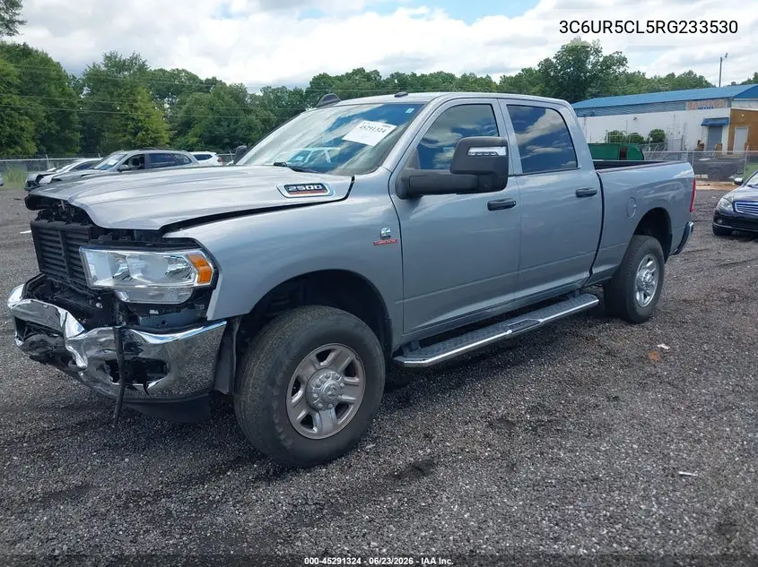 2024 Ram 2500 Tradesman 4X4 6'4 Box VIN: 3C6UR5CL5RG233530 Lot: 45291324