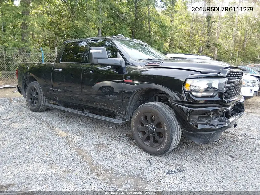 2024 Ram 2500 Big Horn 4X4 6'4 Box VIN: 3C6UR5DL7RG111279 Lot: 45331885