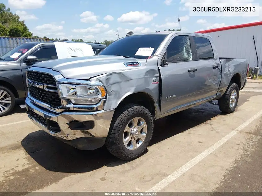 2024 Ram 2500 Big Horn 4X4 6'4 Box VIN: 3C6UR5DLXRG233215 Lot: 45565018