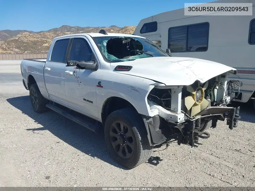 2024 Ram 2500 Big Horn 4X4 6'4 Box VIN: 3C6UR5DL6RG209543 Lot: 45605659