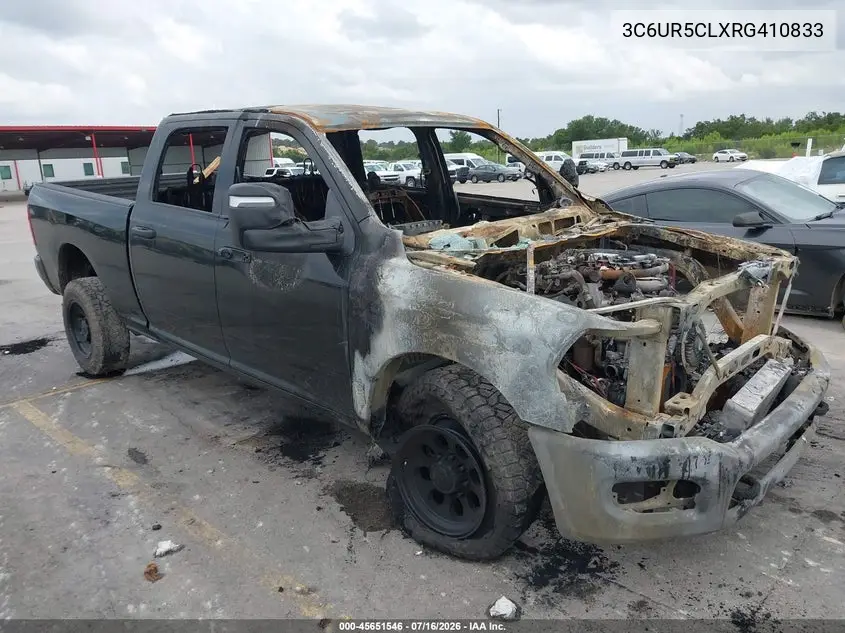 2024 Ram 2500 Tradesman 4X4 6'4 Box VIN: 3C6UR5CLXRG410833 Lot: 45651546