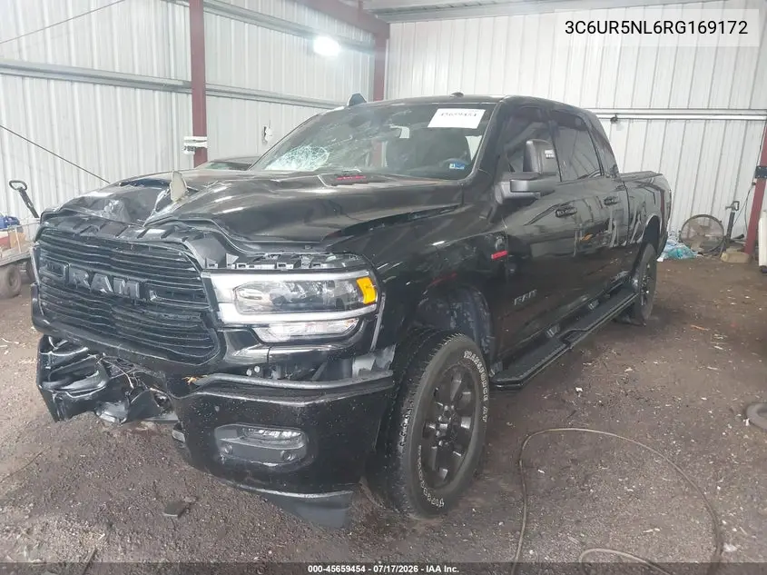 2024 Ram 2500 Laramie Crew Cab 4X4 6'4 Box VIN: 3C6UR5NL6RG169172 Lot: 45659454
