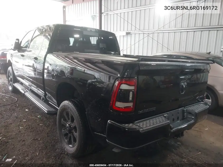 2024 Ram 2500 Laramie Crew Cab 4X4 6'4 Box VIN: 3C6UR5NL6RG169172 Lot: 45659454