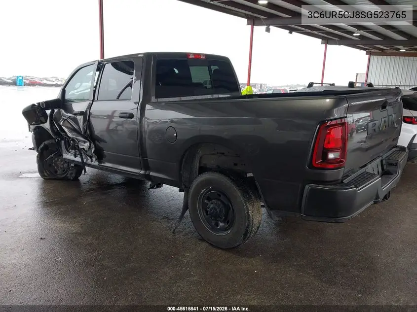 2025 Ram 2500 Tradesman 4X4 6'4 Box VIN: 3C6UR5CJ8SG523765 Lot: 45615841
