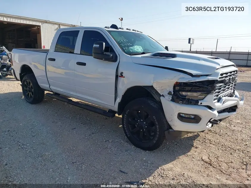 2026 Ram 2500 Black Express 4X4 6'4 Box VIN: 3C63R5CL2TG193720 Lot: 45555069