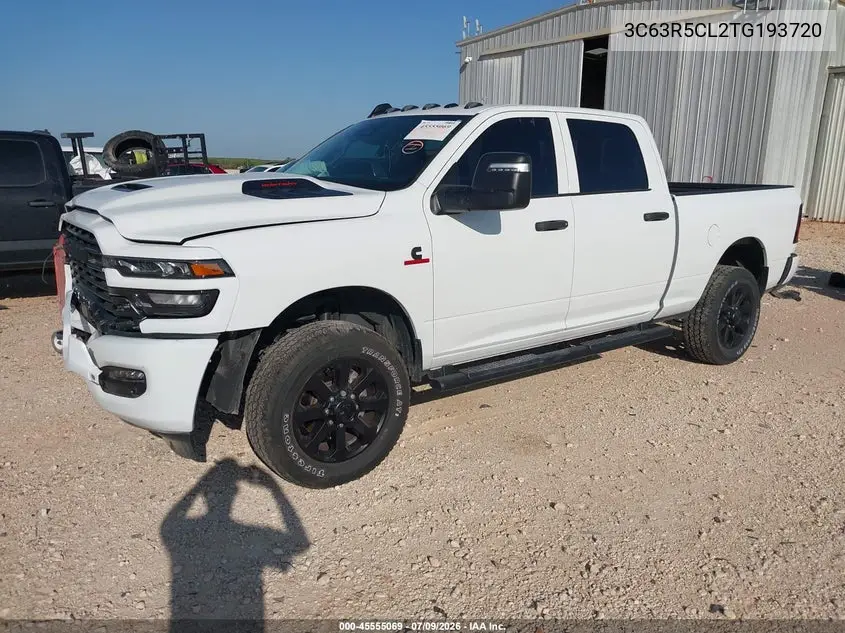 2026 Ram 2500 Black Express 4X4 6'4 Box VIN: 3C63R5CL2TG193720 Lot: 45555069