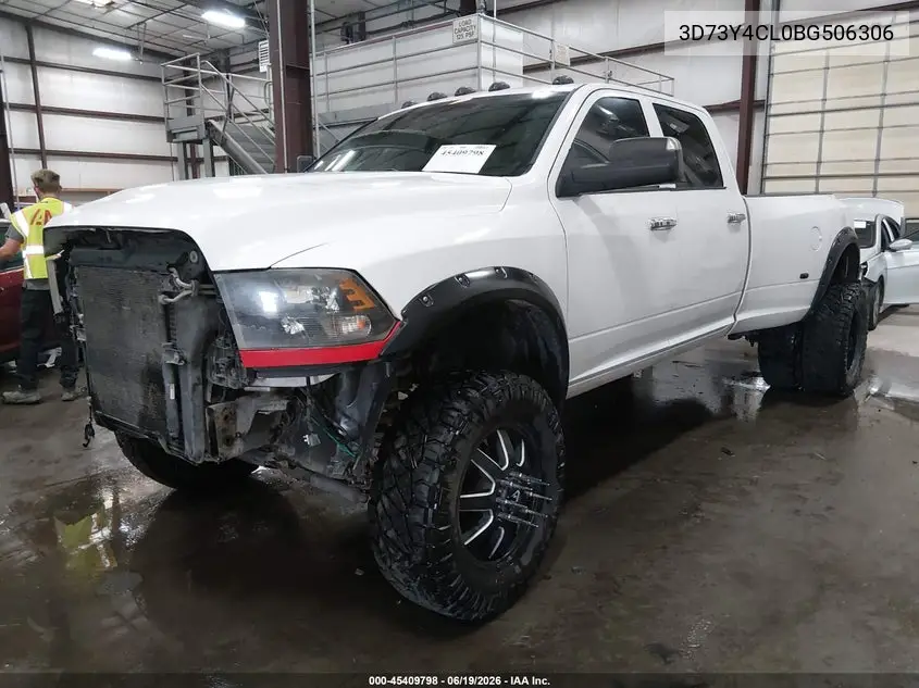 2011 Ram Ram 3500 Laramie VIN: 3D73Y4CL0BG506306 Lot: 45409798