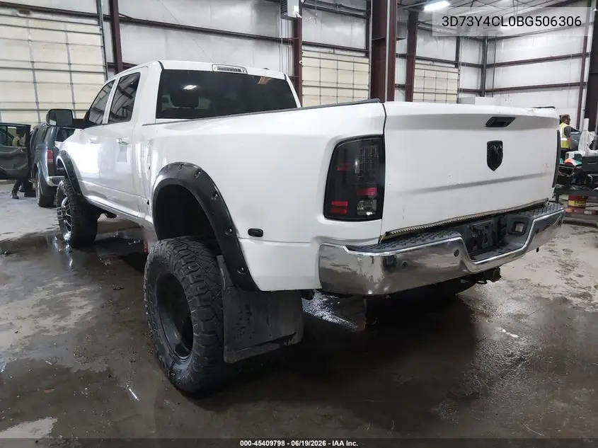 2011 Ram Ram 3500 Laramie VIN: 3D73Y4CL0BG506306 Lot: 45409798